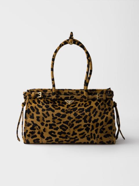 Prada Prada Bonnie large printed leather handbag