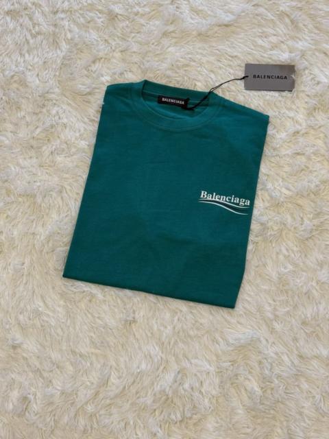 BALENCIAGA BALENCIAGA Political Campaign T Shirt Green