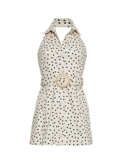 Cara Cara Parker Mini Dress
Tailored Polish, Halter Charm