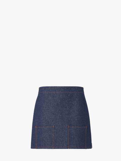 FENDI Skirt Navy blue denim mini skirt