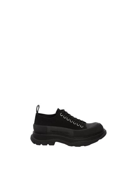 Alexander McQueen ALEXANDER MCQUEEN Tread Slick Women's Black Canvas Sneakers