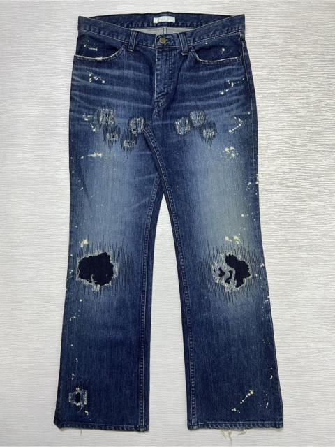 Number (N)ine - AW 01 - “Standards” Distressed Grunge Denim