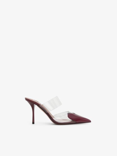 Alaïa LE CŒUR MULES IN PATENT CALFSKIN
