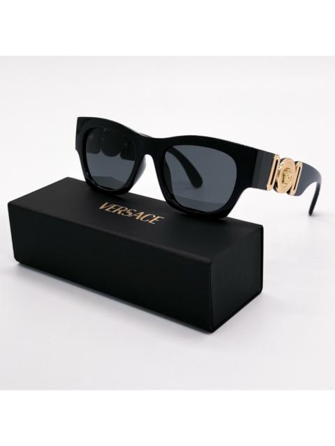 VERSACE NEW VERSACE VE4479U GB1/87 BLACK CAT EYE MOD 4479U SUNGLASSE
