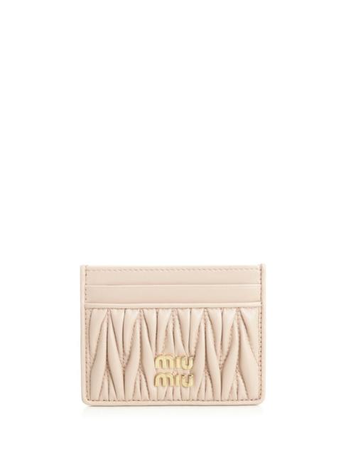 Miu Miu Miu Miu Women Quilted Card Holder