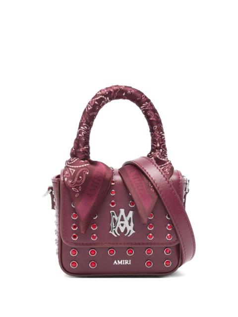 AMIRI Amiri Studded Logo Mini Bag