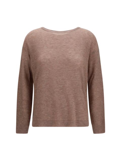 FABIANA FILIPPI Fabiana Filippi Sequin-Embellished Sweater Moka Meringa