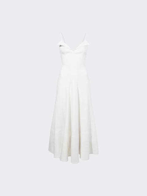 Proenza Schouler Ruby Dress In Linen Pearl