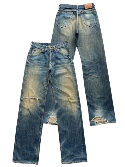Other Designers Vintag 90s Lee Selvedge Mudwash Distressed Denim Jeans 29x34