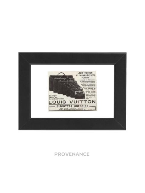 Louis Vuitton Antique Vintage Newsprint Ad - BAGS
