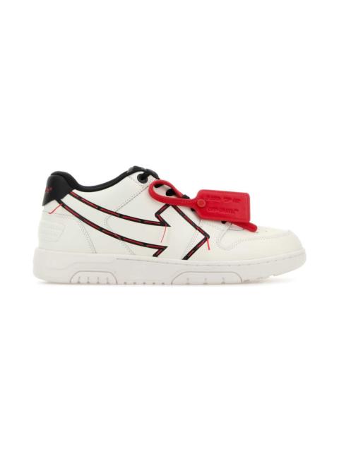 Off-White White Leather Out Of Office Sneakers