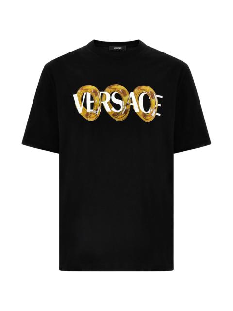 VERSACE Logo print T-shirt