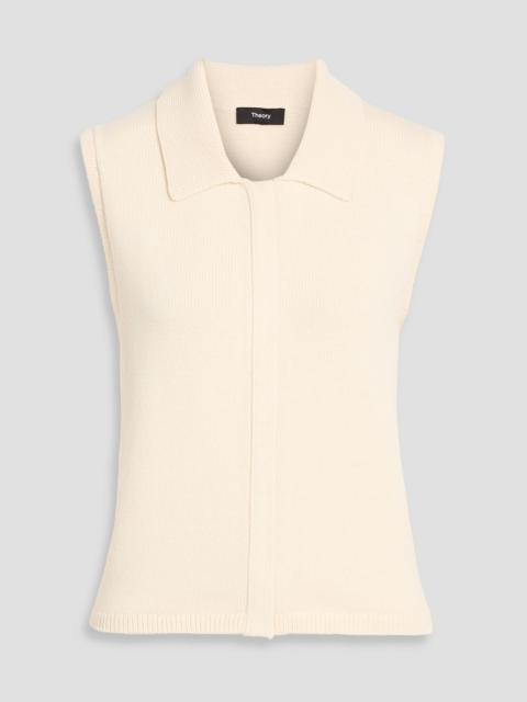 Theory Cotton-blend vest