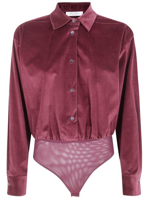 Max Mara "Fertile" Velvet Body Shirt