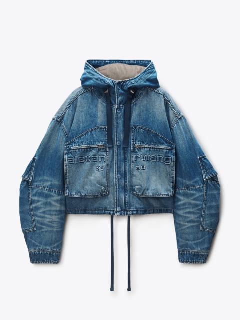 Alexander Wang Cropped Cargo Jacket