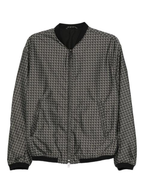 EMPORIO ARMANI Allover Logo Bomber Jacket