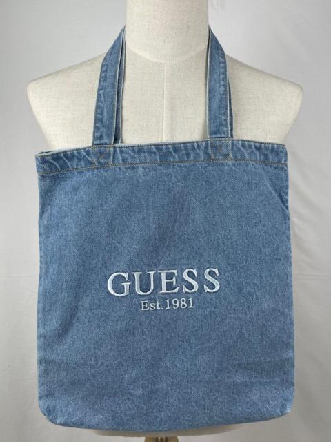 guess denim tote bag t6