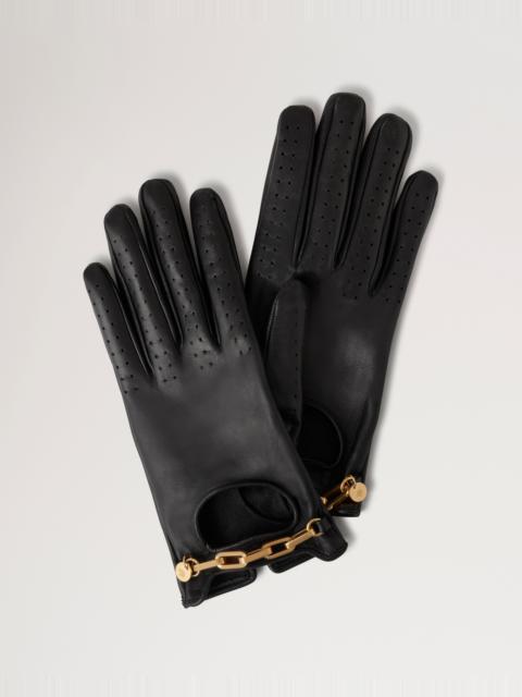 Mulberry Chain Driving Gloves
Black Nappa