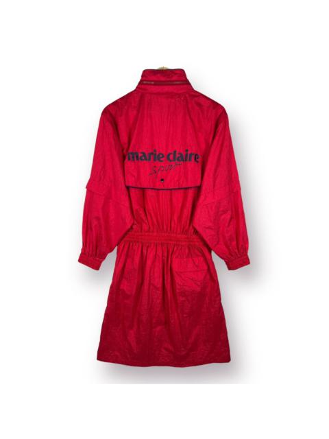 Other Designers Vintage - 🔥 MARIE CLAIRE SPORT DRESS HOODED - L
