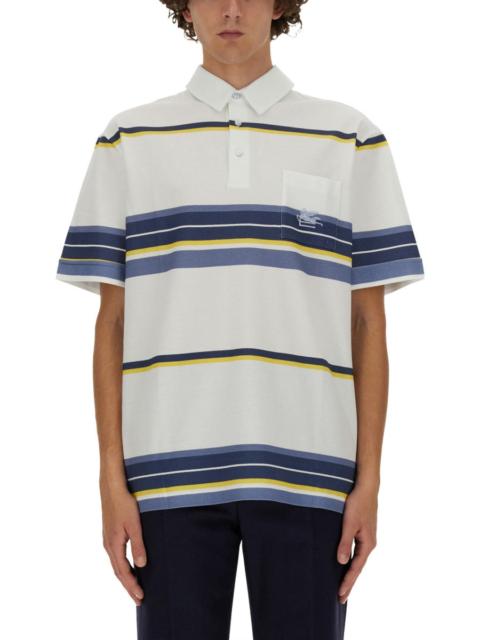 Etro Etro Men Polo Shirt With Pegasus Embroidery
