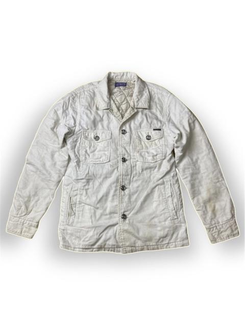 Other Designers Blue Blue Japan × Japanese Brand × Vintage - VINTAGE BLUE BLUE LONG SLEEVE THICK PUFFER JAPAN