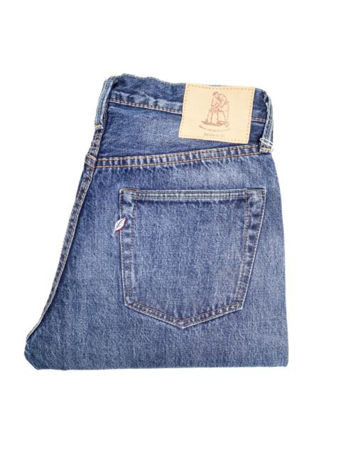 Pure Blue Japan USED-019-ID 14oz Relaxed Taper Natural Used Wash