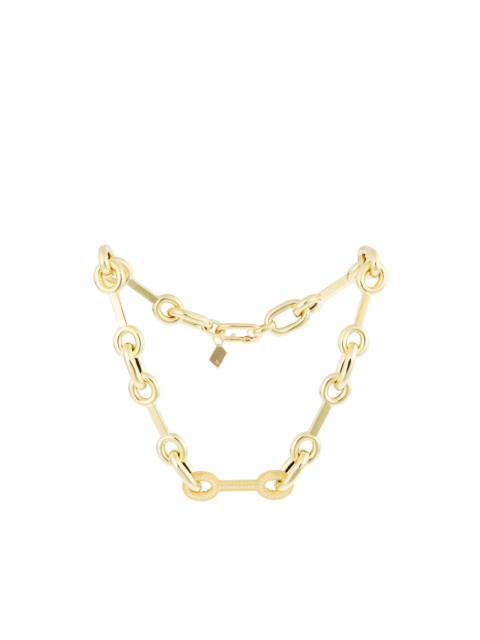 LAUREN RUBINSKI MEDIUM LINK DIAMOND NECKLACE