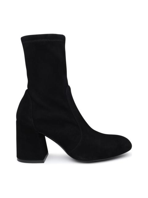 Black Suede Fareblock Boots