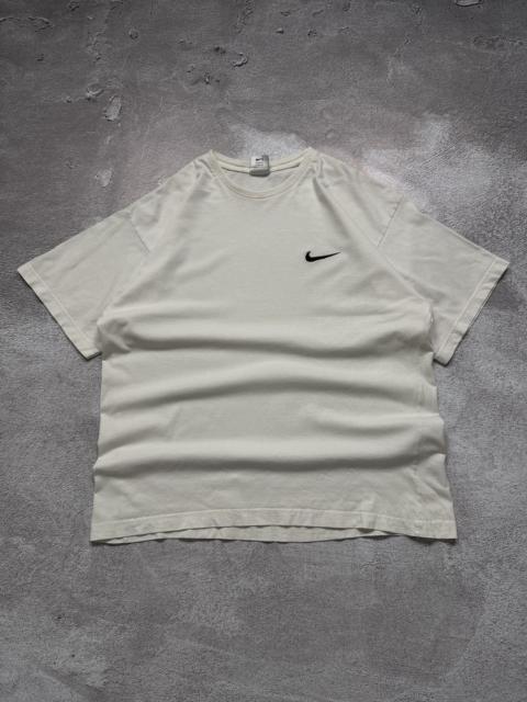 Nike Vintage 90s Nike White T Shirt Tee Small Logo Rare