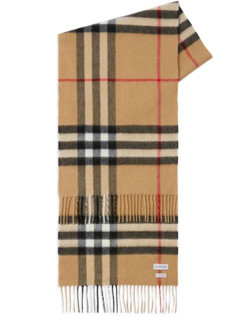 Burberry Women Giant Check Cashmere Scarf