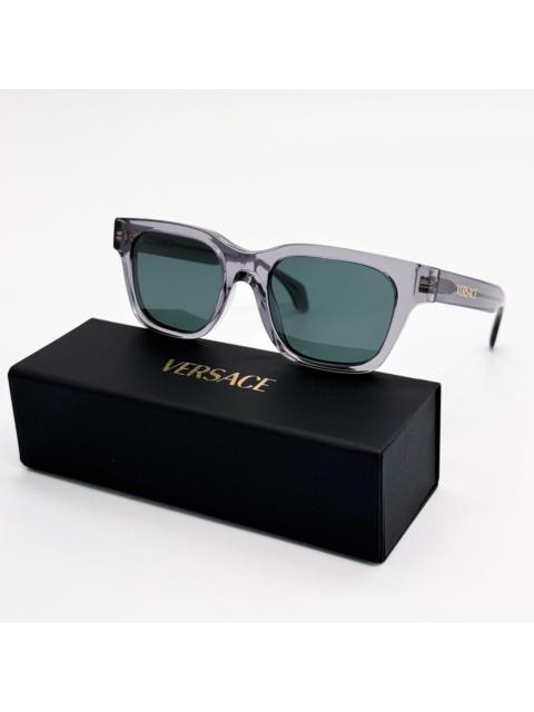 VERSACE NEW VE4486 5510/71 VERSACE GRAY GREEN UNISEX SUNGLASSES VE44