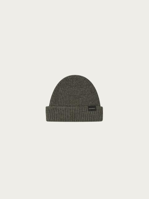 GLOVERALL Ribbed Merino Beanie - Grey