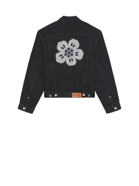 GQ3642◇KENZO : HANA DOTS DENIM WORK Kenzo - Hana Dots floral denim shirt Kenzo