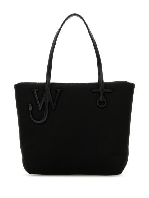 JW Anderson Black fabric Puffy Anchor shopping bag