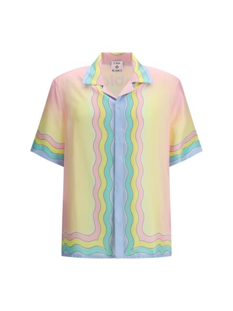 CASABLANCA Casablanca Men For The Love Of Dance Cuban Collar Ss Sh