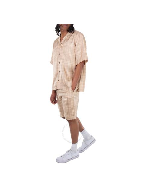 Burberry Burberry Checked Elasticated-Waist Shorts