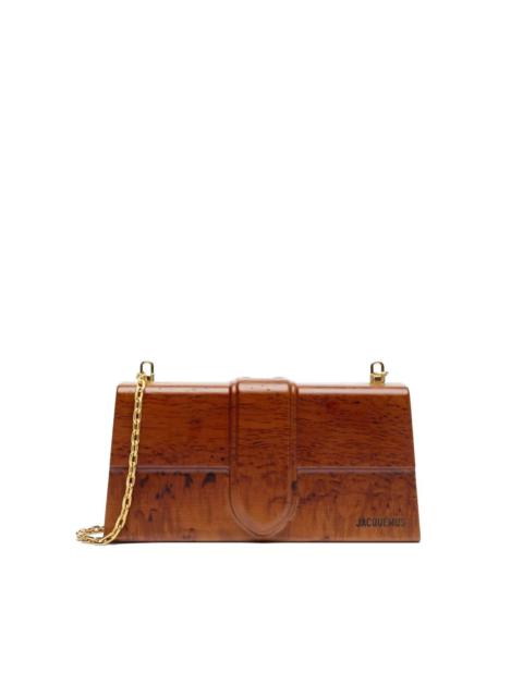 Le Bambino en bois shoulder bag