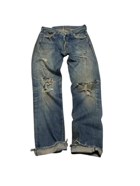 The Real McCoys Vintage Real McCoys Ultimate Seeker Distessed Denim Jeans