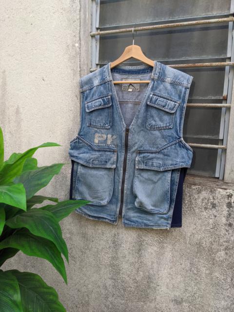 Other Designers Designer - Distressed Kansai Yamamoto X Daiwa Provisor Techwear Vest