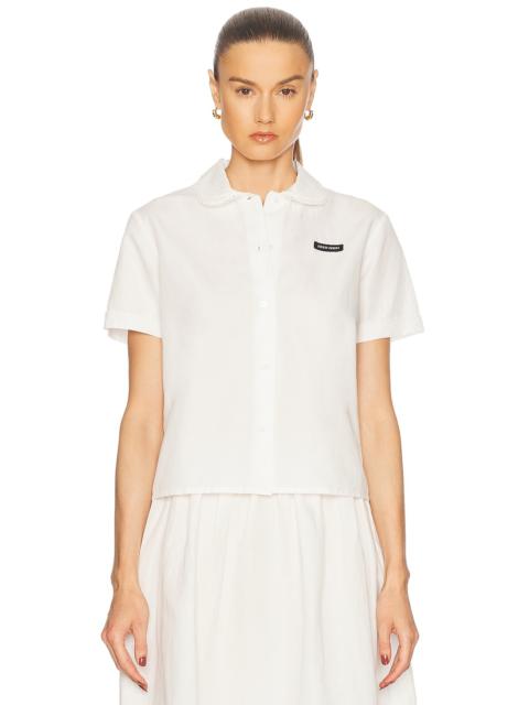Miu Miu Button Up Top