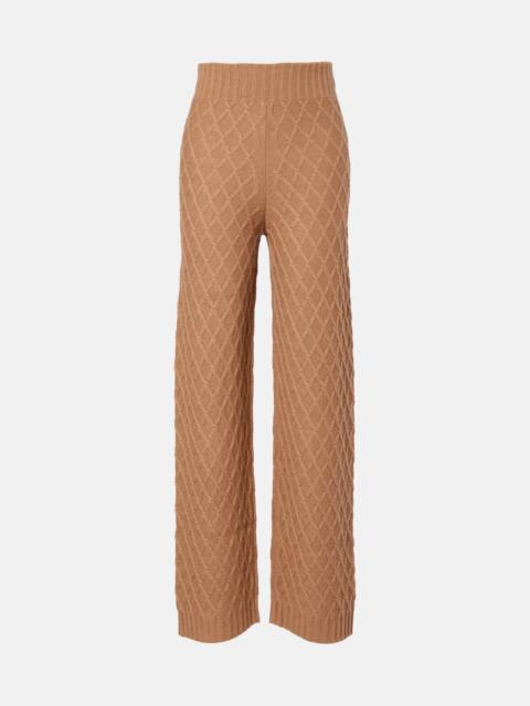 Max Mara Pevera high-rise wool wide-leg pants