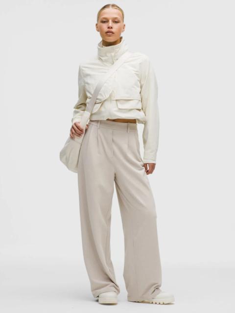 lululemon Daydrift High-Rise Wide-Leg Trouser Short *Herringbone