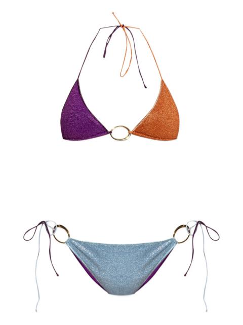 Oséree Oséree Glitter-detailing Bikini