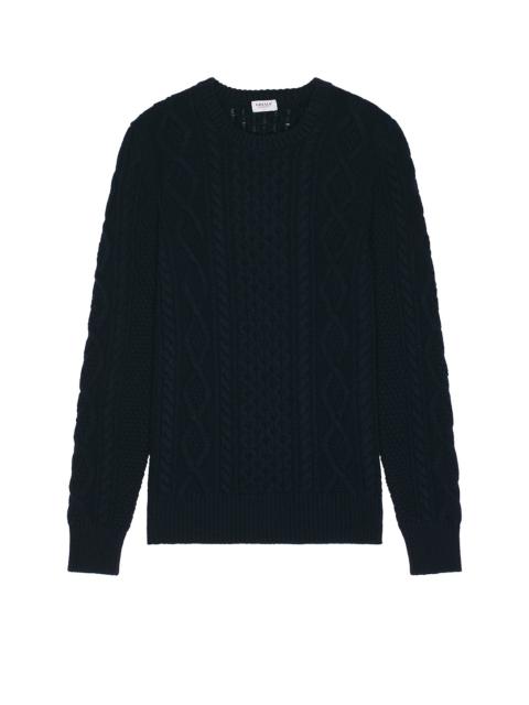 GHIAIA Wool Cable Knit Pescatore Sweater