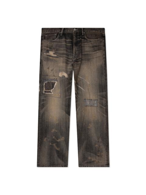 NEIGHBORHOOD SAVAGE DENIM DP WIDE PANTS - BLACK