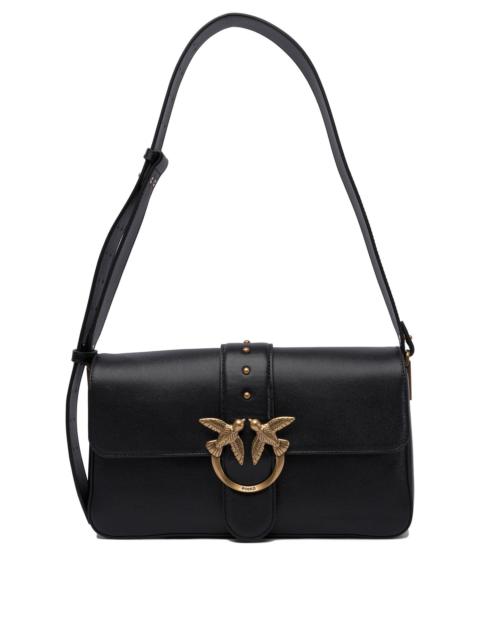 PINKO Pinko Borsa Morbida A Tracolla "love Bag" In Pelle