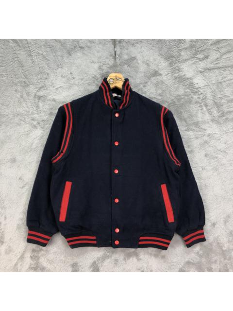 Other Designers Silver - FRIENDLY Silver Ox Made in Japan Wool Varsity #4794-170