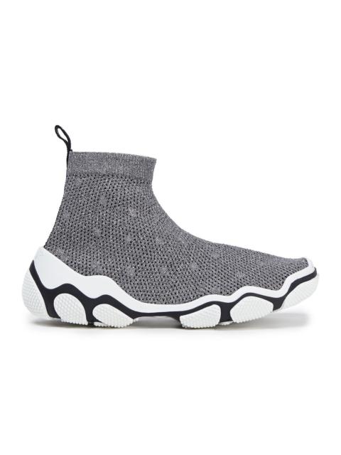 Other Designers Metallic mesh high-top sneakers