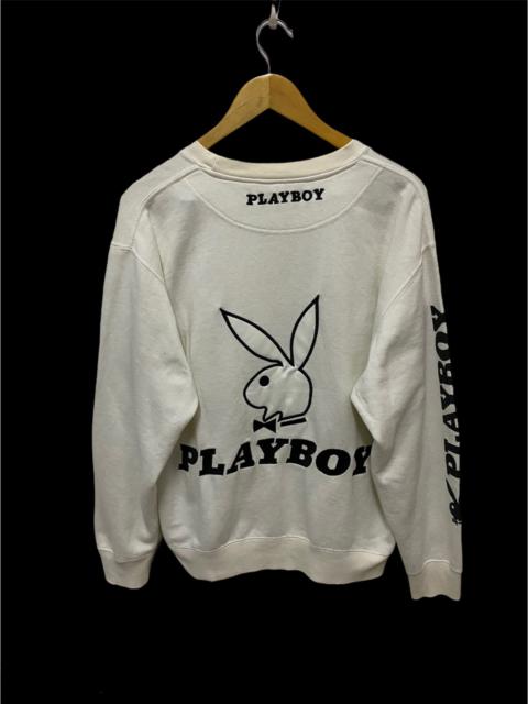 Other Designers Vintage - Vintage Playboy Embroidered Big Logo Sweatshirt