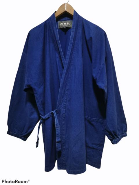 Other Designers Japanese Brand - Kirakumono Kimono Cardigan Indigo Denim